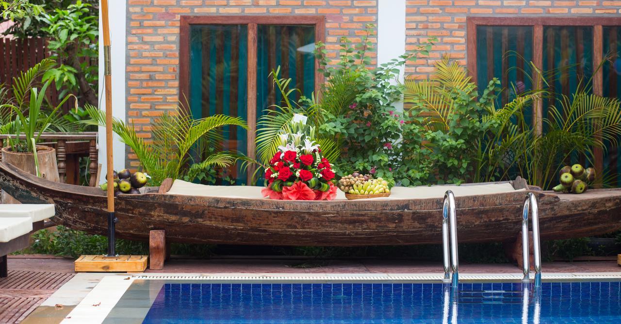 Malu Khmer Villa Siem Reap Exteriör bild