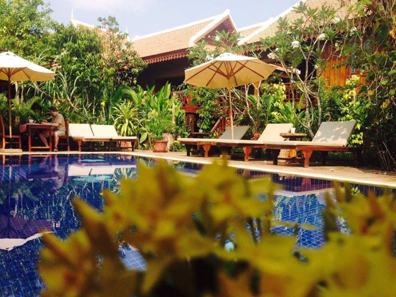 Malu Khmer Villa Siem Reap Exteriör bild