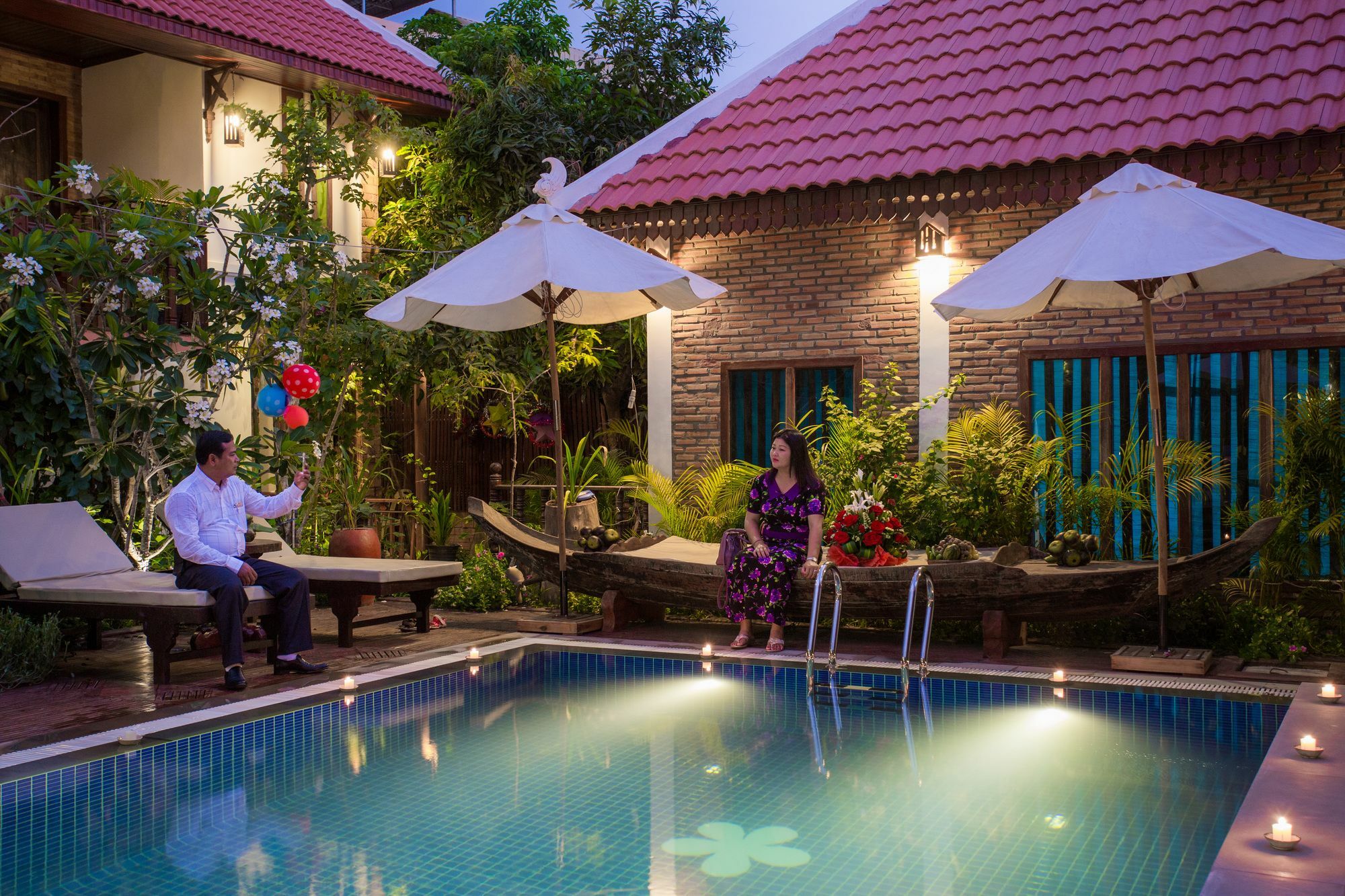 Malu Khmer Villa Siem Reap Exteriör bild